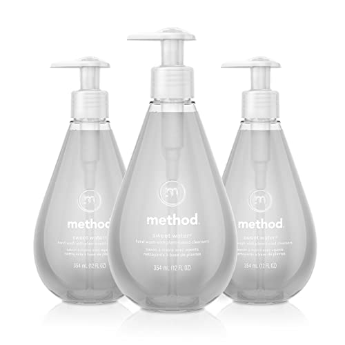 Method Gel Hand Soap - Sweet Water, 12 fl oz (Pack of 3)