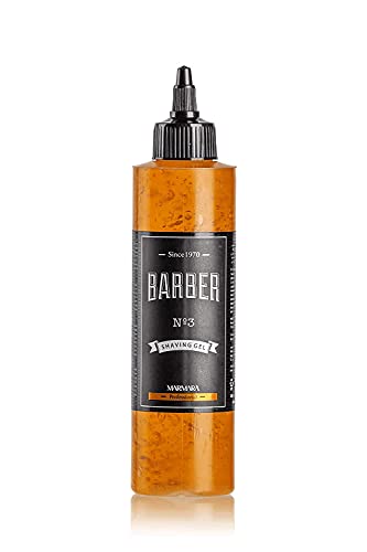 Barber Marmara No3 Shaving Gel - Professional Smooth Shave, 250 ml