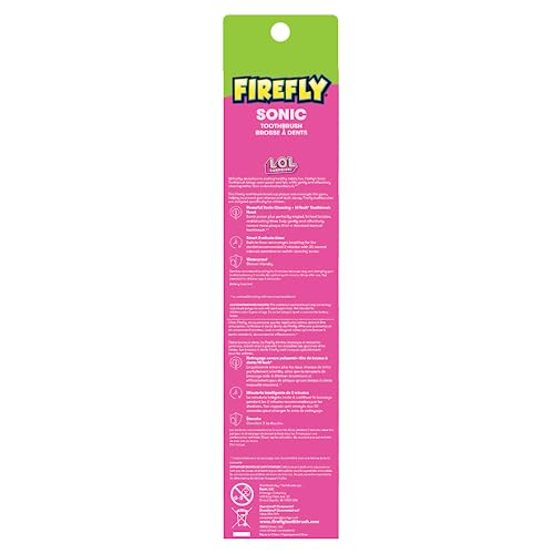 Firefly L.O.L. Surprise! Sonic Electric Toothbrush with 3D Cover & Soft Bristles - 1 Pack