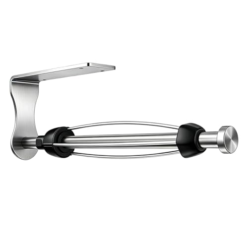 SetSail Adjustable Damping Paper Towel Holder - Wall Mount, Silver