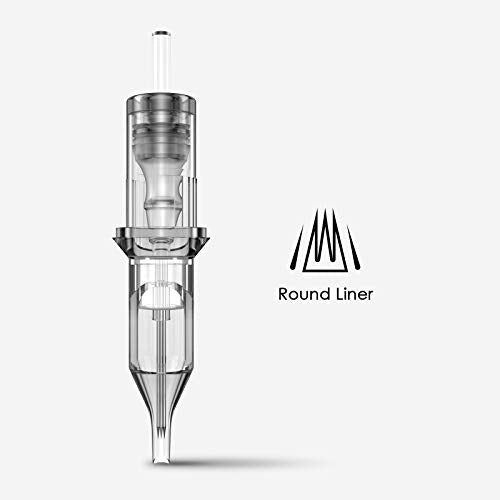 Wormhole Tattoo Cartridge Needles 5RL - 20PCS Round Liner Needles
