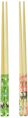 My Neighbor Totoro Bamboo Chopsticks - 2 Sets with Anti-Slip Grip