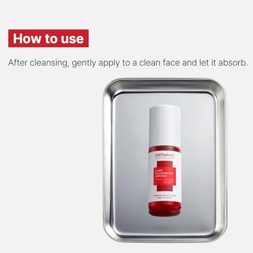 Cell Fusion C Laser Rejuvenation Ampoule with 8 Peptides & Hyaluronic Acid - 1.01 fl. oz