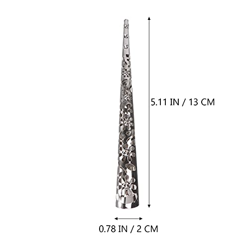 4-Pack Silver Metal Hair Clips - Durable Alligator Curl Clips
