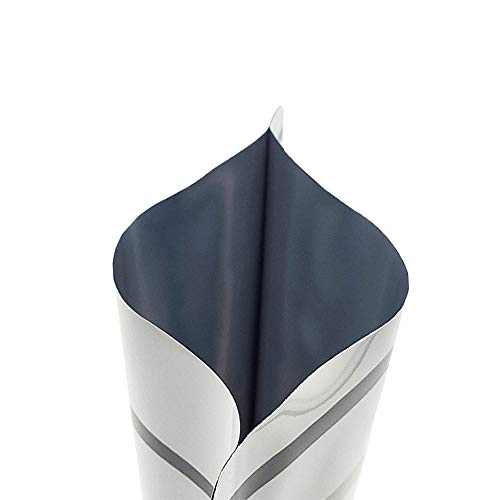 Pack of 100 Food Safe Aluminum Foil Sample Pouches - 2" x 4.3"