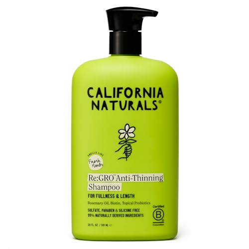 California Naturals Re:GRO Anti-Thinning Shampoo, Biotin & Rosemary, 20 fl oz