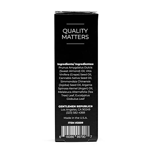 Gentlemen Republic Beard & Hair Oil - Nourishing Non-Greasy Formula