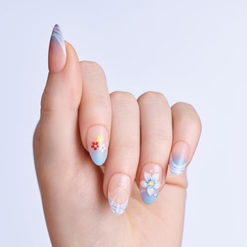 imPRESS No Glue Press On Nails 'Amerie' - Almond Shape, 30 Nails