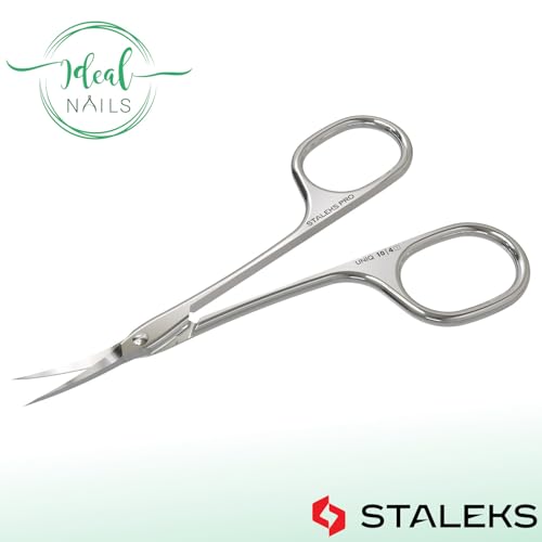 Staleks Ballerina UNIQ 10 XL Cuticle Scissors - Long Handles for Precision