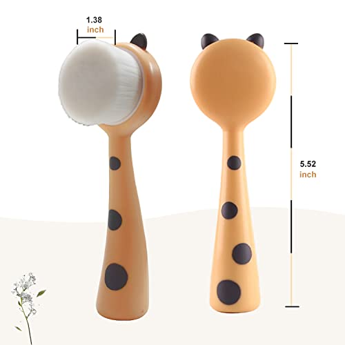 Hysotok Soft Bristle Facial Cleansing Brush for Deep Exfoliation