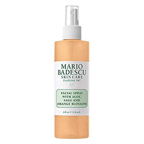 Mario Badescu Aloe Sage Orange Blossom Facial Spray 8oz - Hydrating & Refreshing Mist for All Skin Types