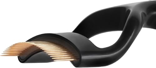 Tweezerman Curl 38 Lash Comb for Almond-Shaped Eyes with Gold Teeth