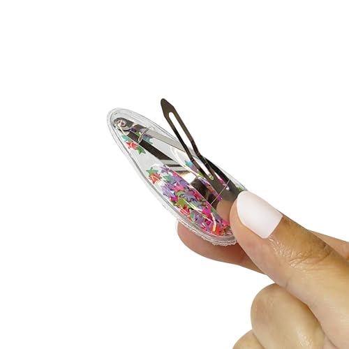 Disney 100 Hair Clips for Girls | 6pc Magical Confetti Set