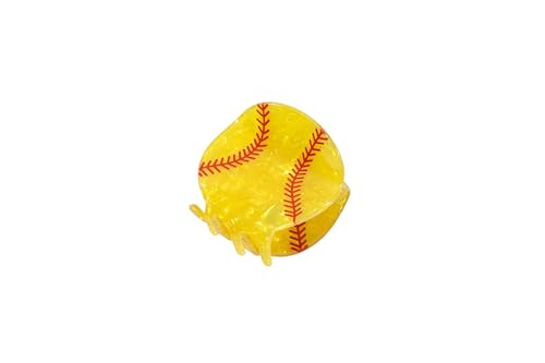 Sports Hair Claw Clips for Women - 4 Piece Game Day Acrylic Accessories