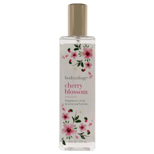 8 oz Bodycology Cherry Blossom & Pear Fragrance Mist Spray - Floral & Fresh Women’s Body Perfume (Pack of 1)