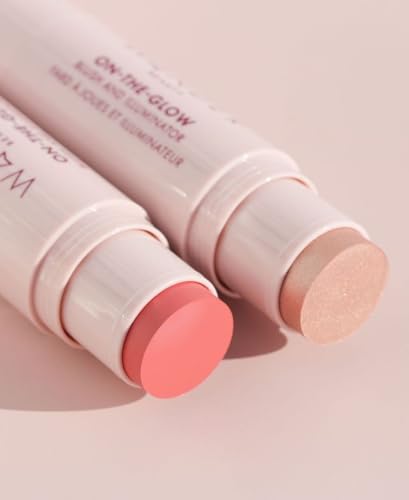 Wander Beauty On-the-Glow Blush & Illuminator, Coral Rose/Glow, 0.4 oz