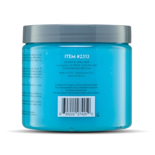JOHNNY B. Mode Professional Hair Styling Gel, Long Lasting, Alcohol-free, No-flake formula