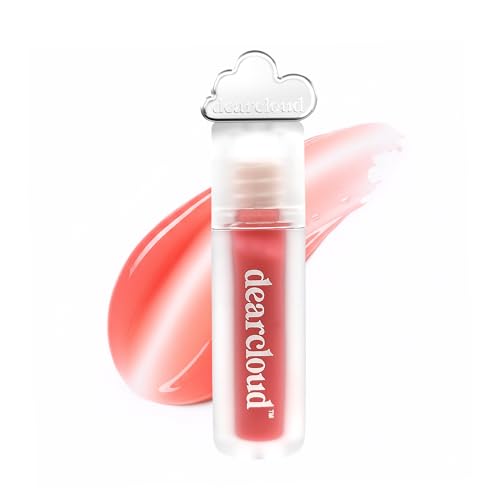 dearcloud Jelly Wave Lip Oil - Tinted Collagen Gloss in Candied, 0.13 oz