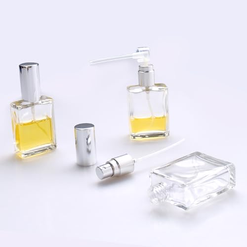 15ml Clear Glass Fine Mist Spray Bottles - 20 Pack with Accessories