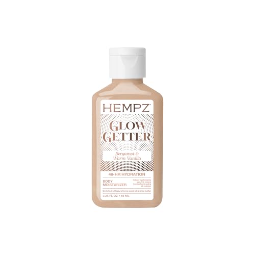 Hempz Glow Getter Body Lotion - Hydrating Shimmer Moisturizer 2.25 oz