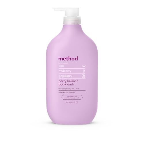 Method Berry Balance Body Wash - 28 fl oz - Nourishing Cleanser