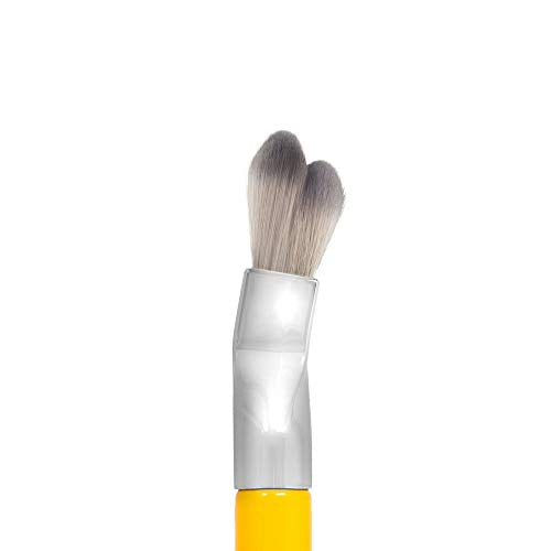 Bdellium Tools Large Rounded Double Dome Blender Brush - Vegan Synthetic Fibers for Foundation Application