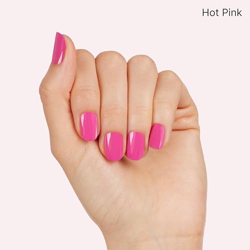 Dashing Diva Chromagic Gel Nail Strips Pink Orbit - Easy UV-Free, Chip Resistant, Long-Lasting Chrome Manicure
