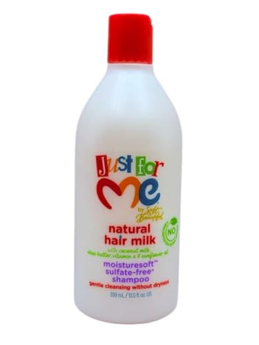 Natural Hair Milk Kids Shampoo & Conditioner Set - Sulfate-Free 2-Pack