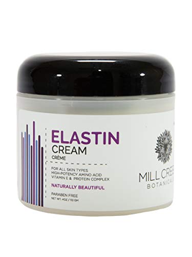 Mill Creek Botanicals Elastin Cream - 4 oz for Skin Hydration