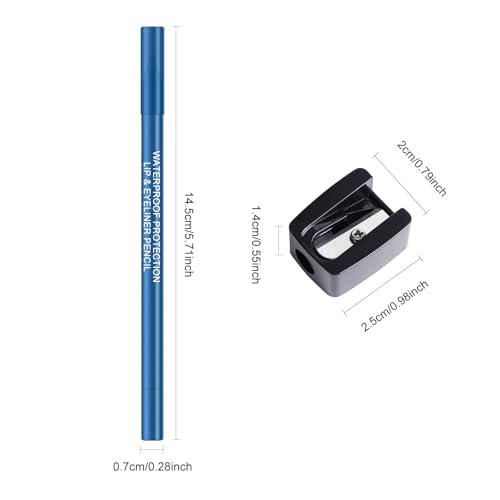 Ownest Blue Matte Shimmer Gel Eyeliner Set - 3 Vibrant Colors