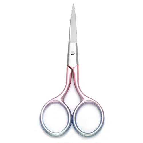Professional 3.9-Inch Stainless Steel Grooming Scissors - Pink
