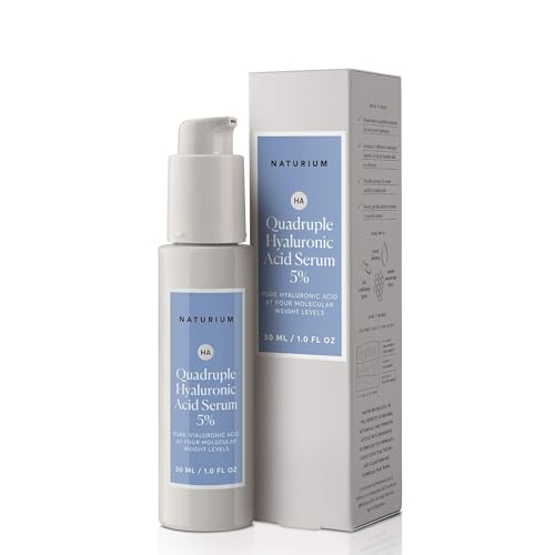 Naturium Hyaluronic Acid Serum 5% - Hydrating Anti-Aging Face Serum, 1 oz