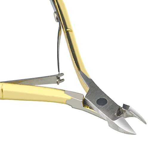 Gold Cuticle Trimmer & Pusher Set - Stainless Steel Nail Tools