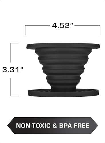 COLETTI Sierra Collapsible Camping Coffee Dripper with Filters