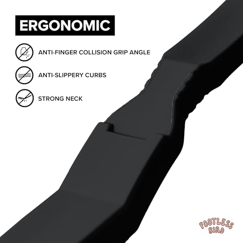 Footless Bird Rock Climbing Brush - Ergonomic Wild Boar Hair Bristles