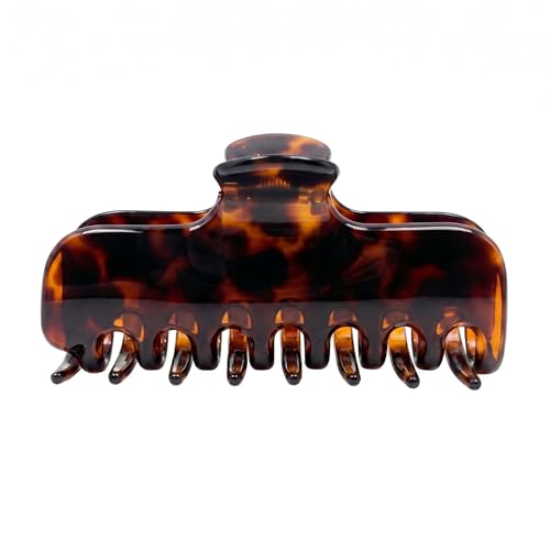 Bgffuy Tortoise Shell Claw Clip - 4 Inch Large Acetate Hair Clamp for Women