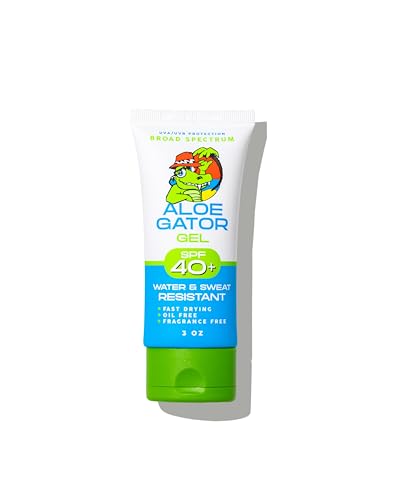 Aloe Gator Gel Sunscreen SPF 40+ Alcohol-Free, Fragrance-Free