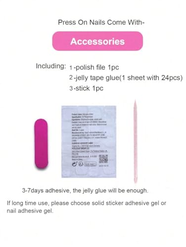 Handmade Short Almond Press-On Nails - 3D Floral Ocean Style (Size XS)