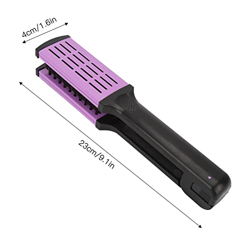ANGGREK V-Shaped Hair Straightening Brush - Anti-Static Detangling Comb