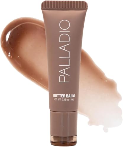 Palladio Butter Balm - Hydrating Lip Balm with Sheer Tint & Shea Butter