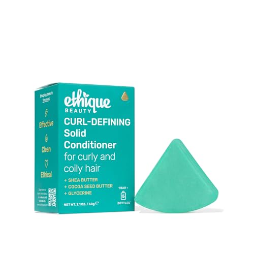 Ethique Curl-Defining Conditioner Bar with Shea Butter for Curly Hair