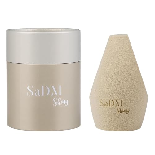 SaDM Shiny Angled Makeup Sponge - Precision Blender for Flawless Finish