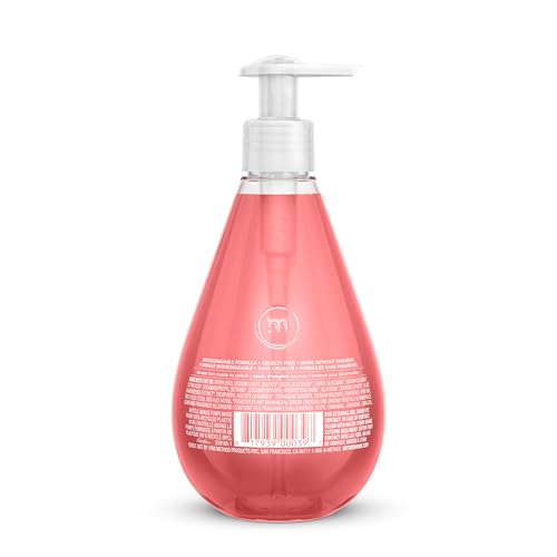 Method Gel Hand Soap Pink Grapefruit 12oz Pack of 3 Eco-Friendly Liquid Hand Wash