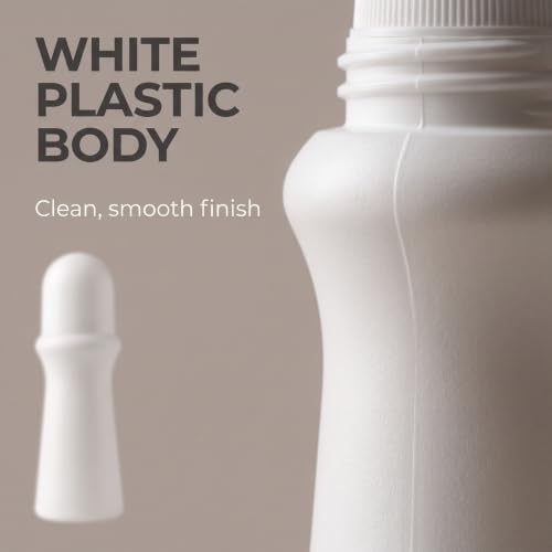 4-Pack 75ml Refillable Plastic Roller Bottles for Essential Oils