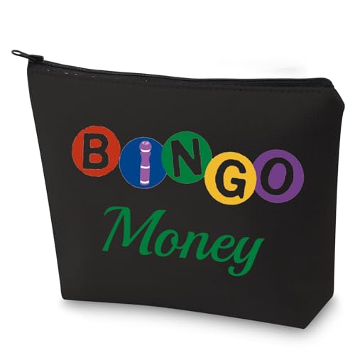 G2TUP Funny Bingo Game Lover Gift Zipper Cosmetic Toiletry Bag - Black