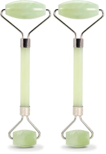 Plum Beauty Jade Roller & Gua Sha Set for Lifting & Eye Care