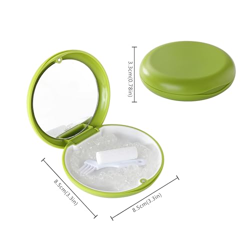 Invisalign Retainer Case with Mirror - Compact & Stylish Design