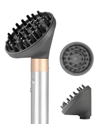 Gray Diffuser Attachment for Dyson Airwrap HS01 HS05 i.d. - Hair Dryer Conversion