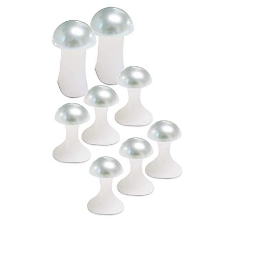 AISIBO Silicone Toe Separators for Pedicure - 8pcs Nail Polish Spacers & Spreaders