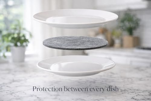 Felt Plate Dividers for China Storage - 48 Separator Pads